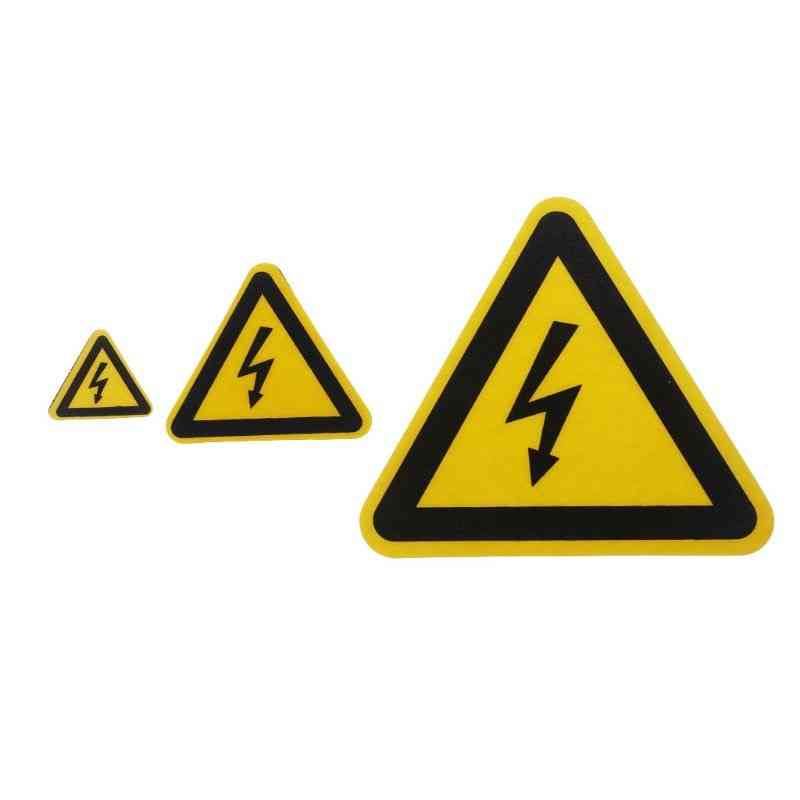 Warning Sticker Adhesive Labels Electrical Shock Hazard Danger Notice