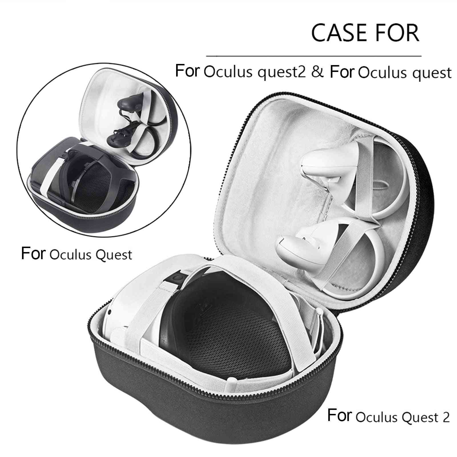 Cestovné úložné puzdro na oculus quest, prenosná taška na okuliare.