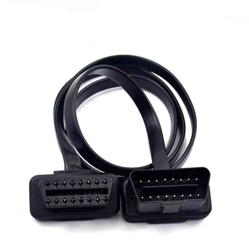 16 Pin Socket Obd Obdii Obd2 16pin Male To Female Car Scanner Extension Cable