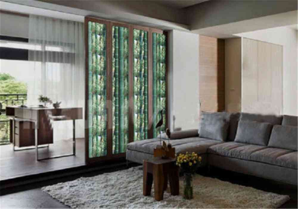 Pvc Glass, Window Film, Treatments Decor, Green Bamboo
