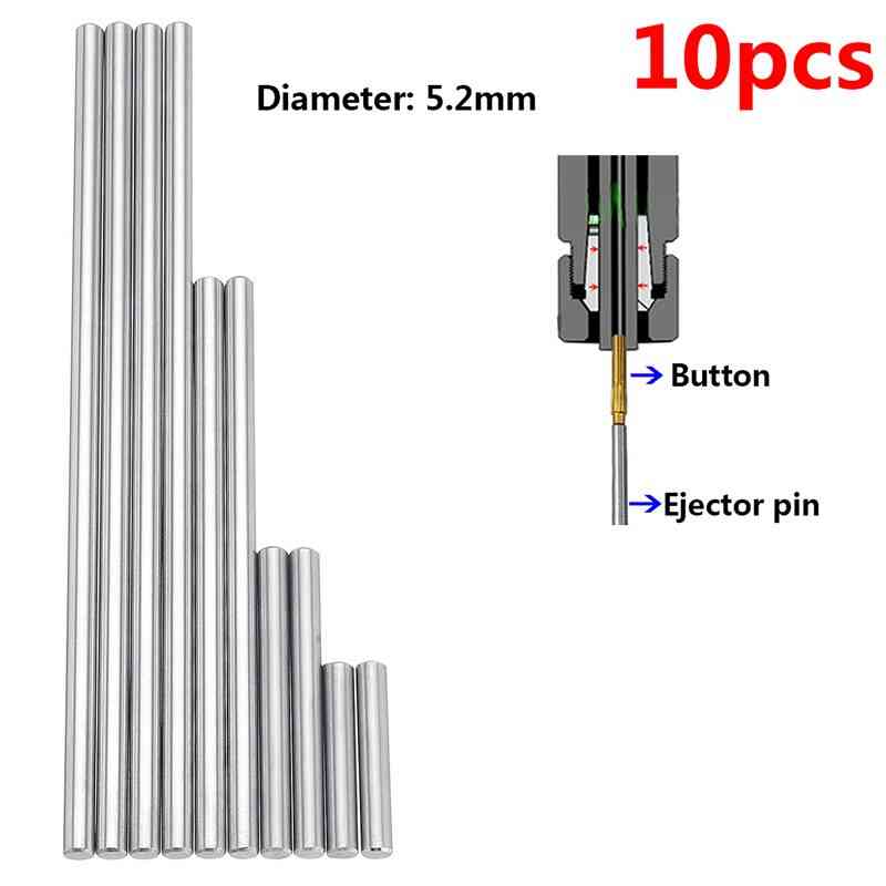 5.2mm Ejector Pins Set For Pushing Rifling Buttons Reamer Machine Tools