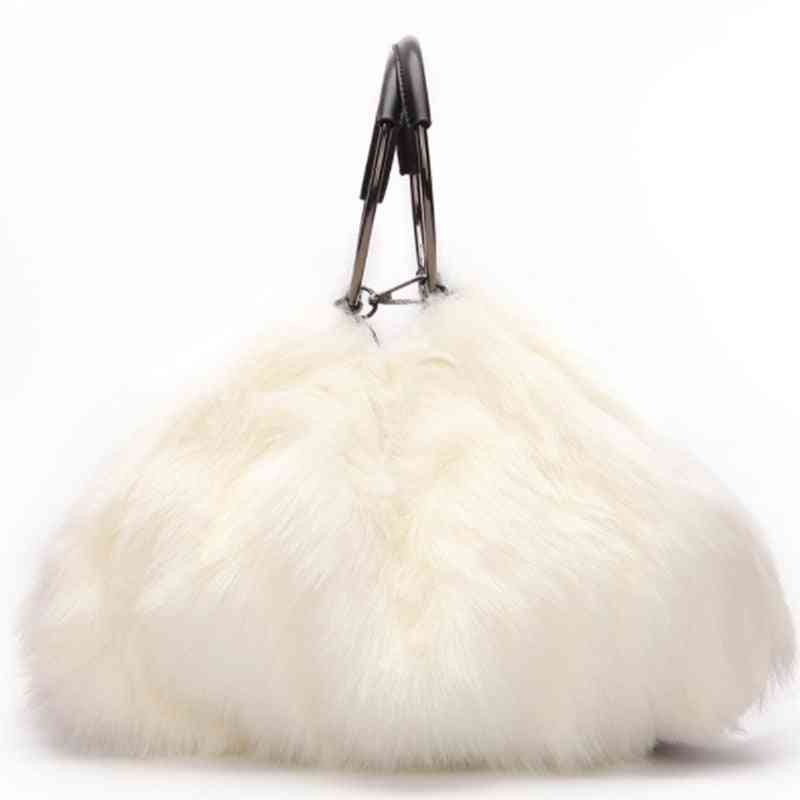Autumn/winter Warm- Crossbody Faux Fur, Shoulder Handbags