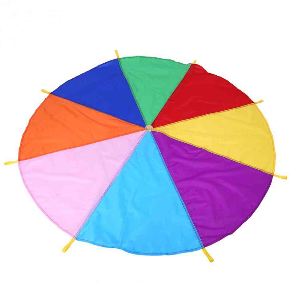 Rainbow Parachute- Oxford Fabric, Outdoor Game Toy