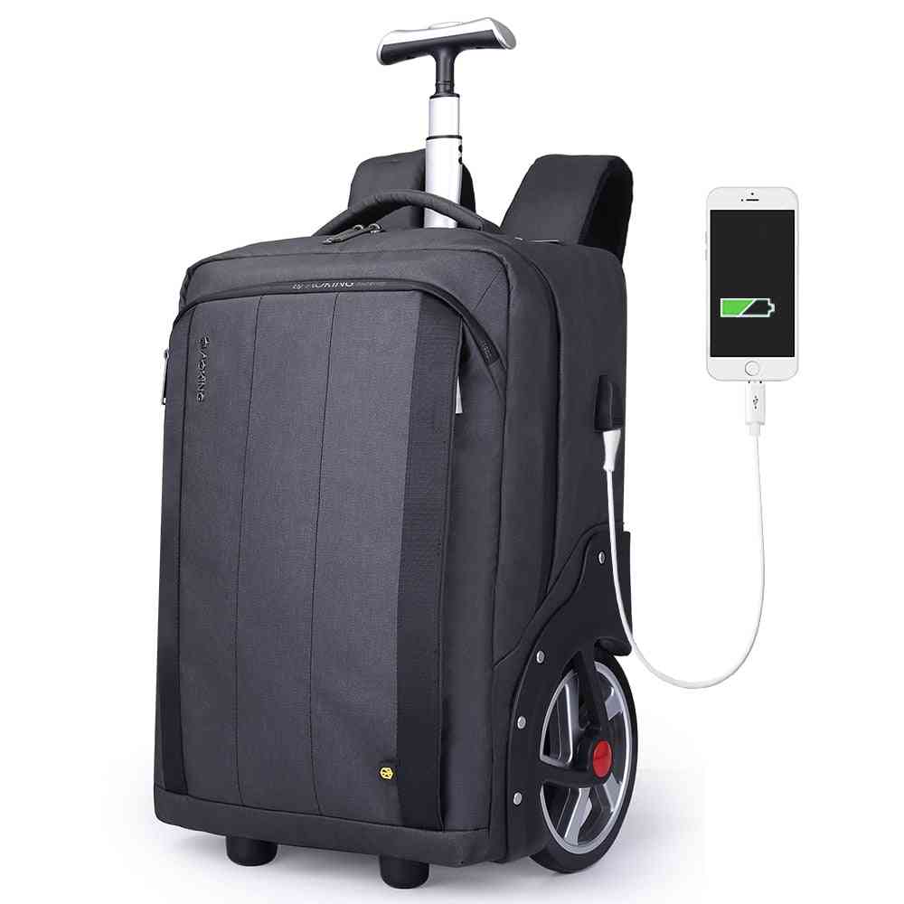 Travel Suitcase, Carry On Rolling Luggage Backpack