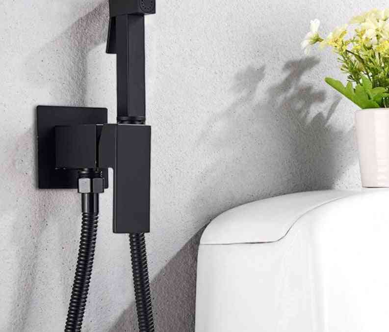 Matte Black Bidet Shower Faucet For Bathroom Accessories