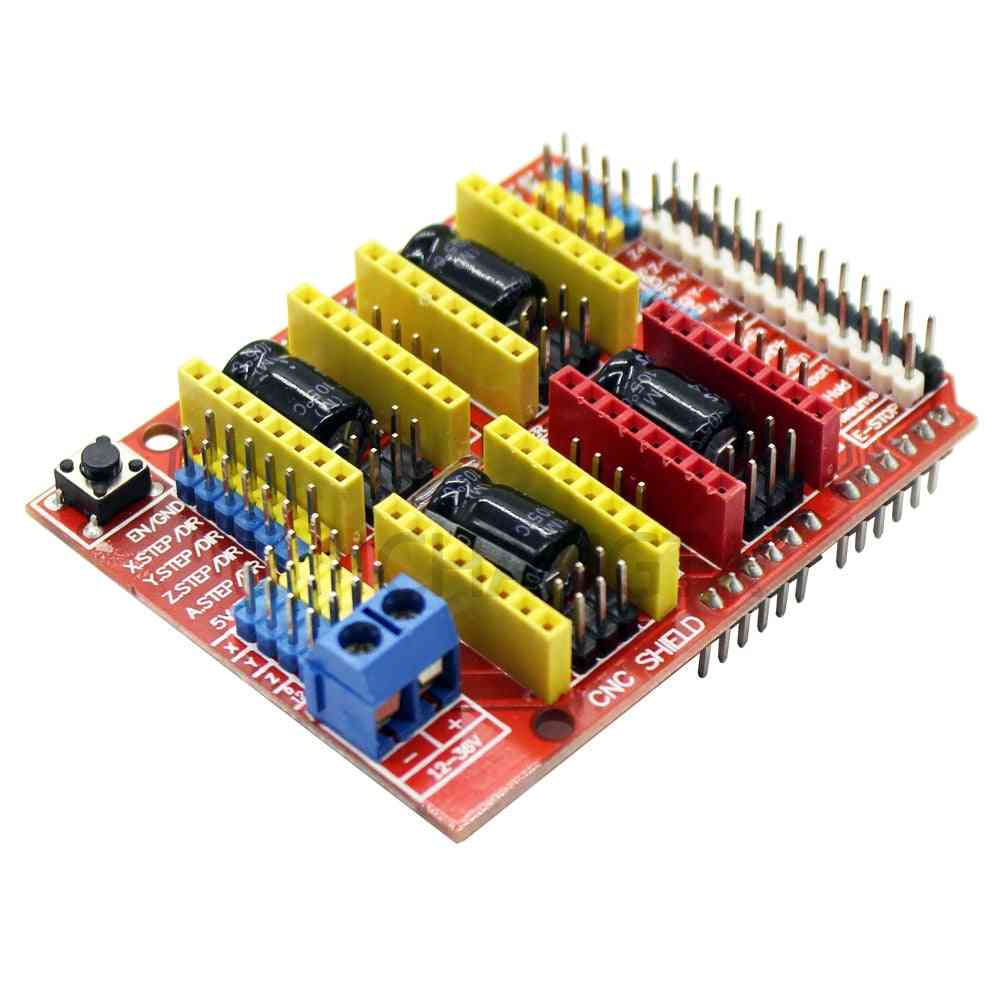 Cnc Shield- Expansion Board V3.0+uno, R3 With Usb Stepper Motor, Driver Kits