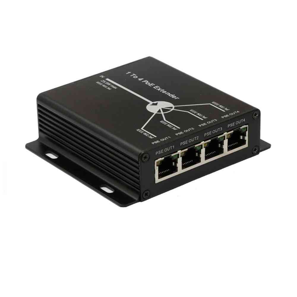 5-ports 10/100m- Poe Extender For Ip Camera Extend, Network Devices