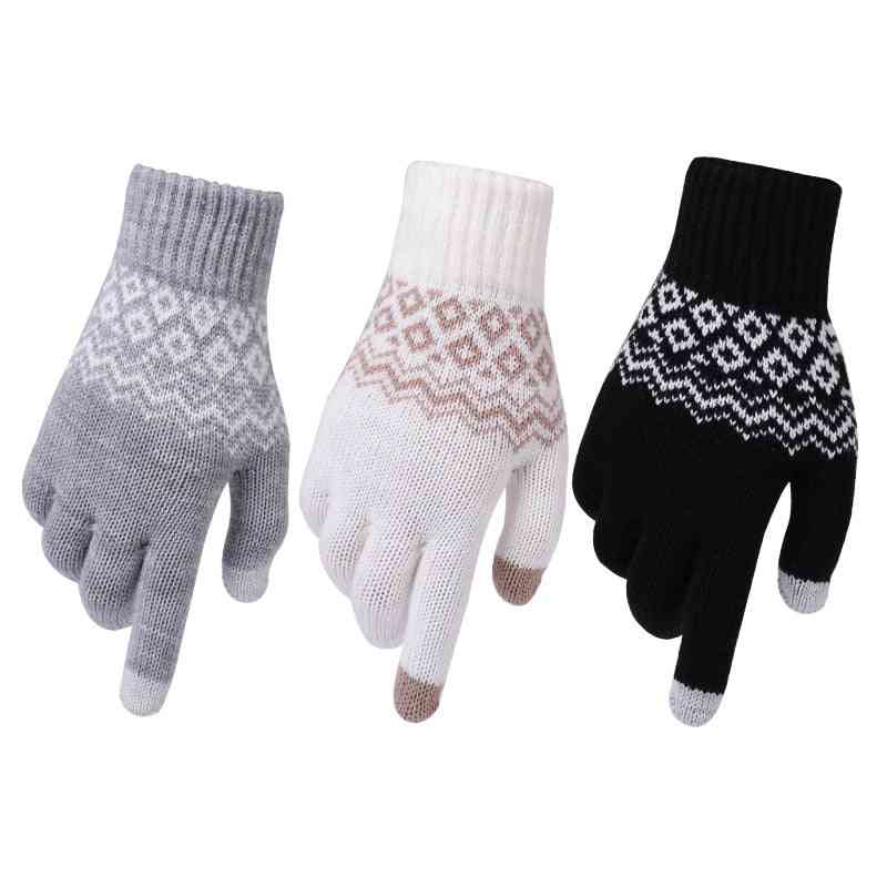 Dámské zimní teplé rukavice