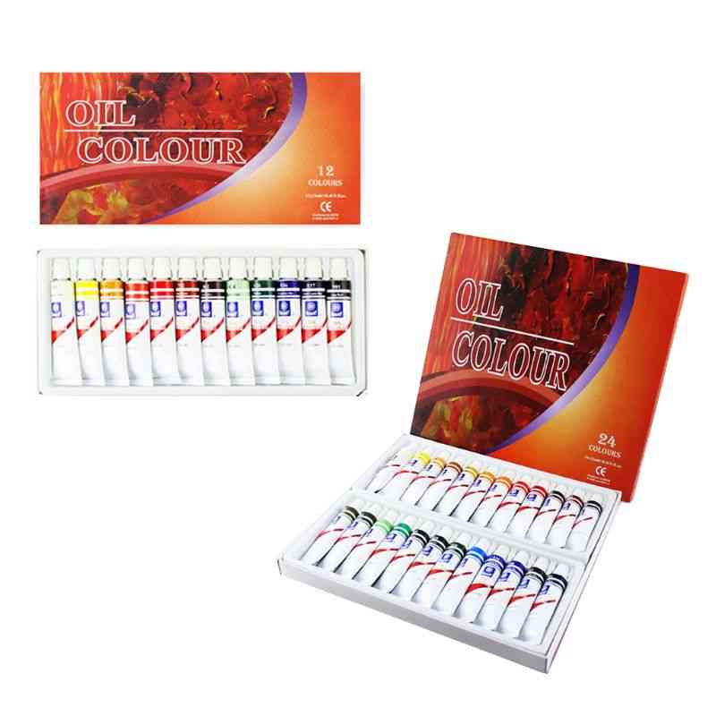 Professional Oil Painting Drawing Pigment Tubes Set