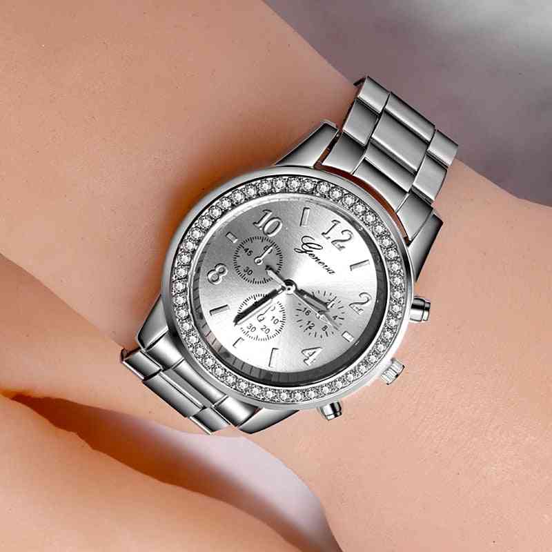 Reloj mujer montre en argent pour femme mode