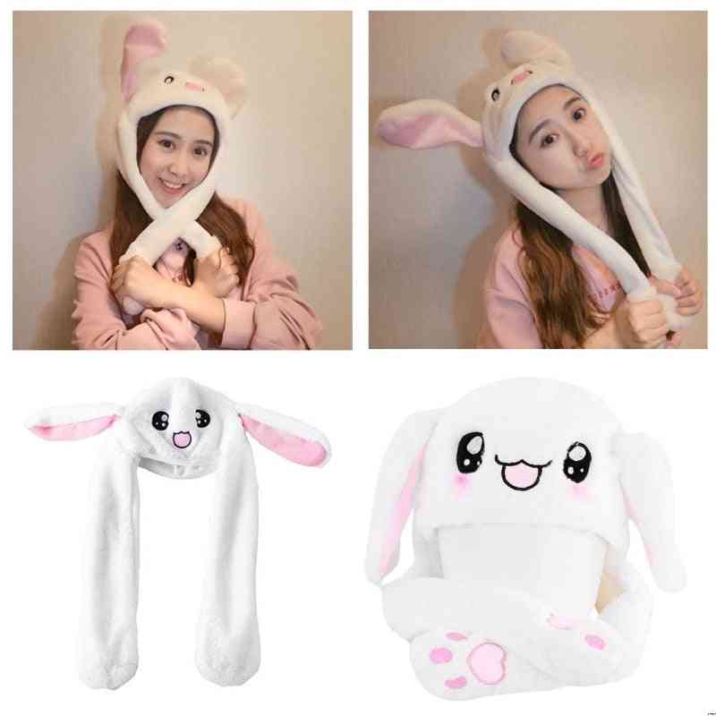 Magic Rabbit Hat With Moving Ear Plush Toy
