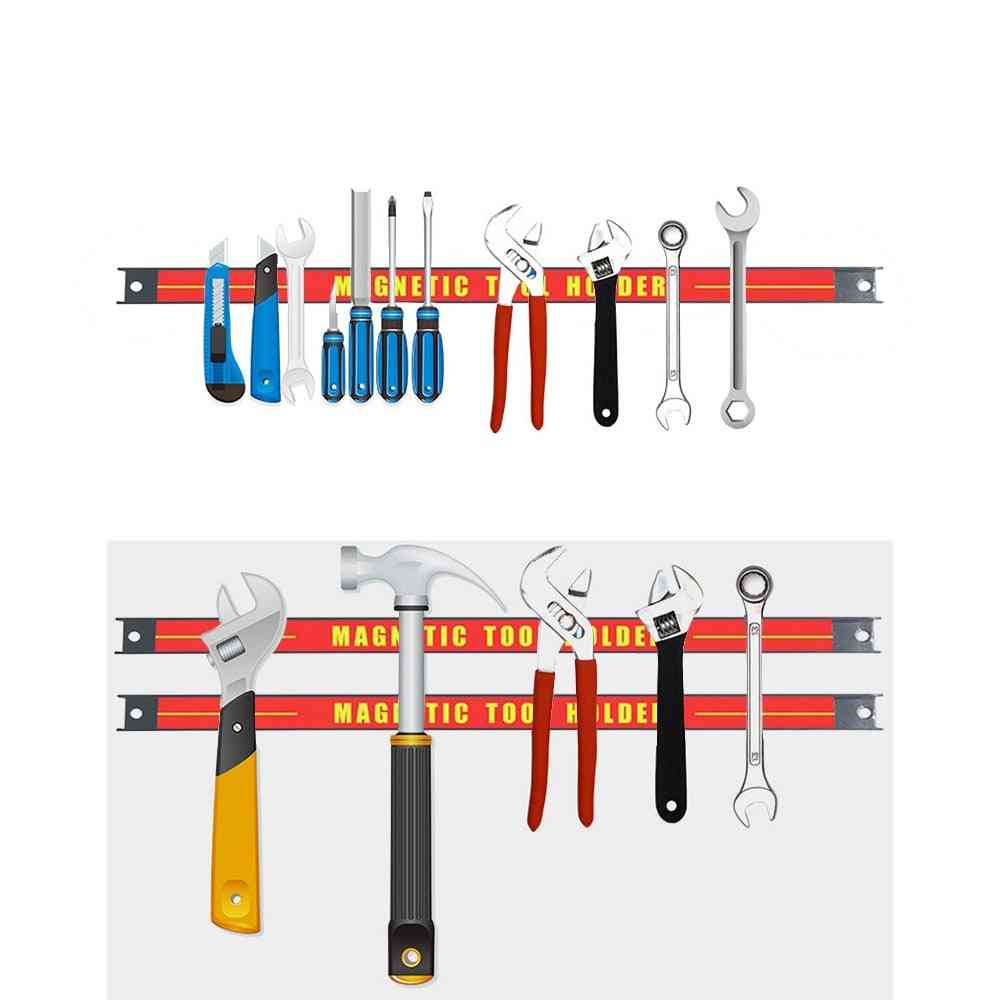 Magnetic Tool Holder Bar Organizer Storage Rack