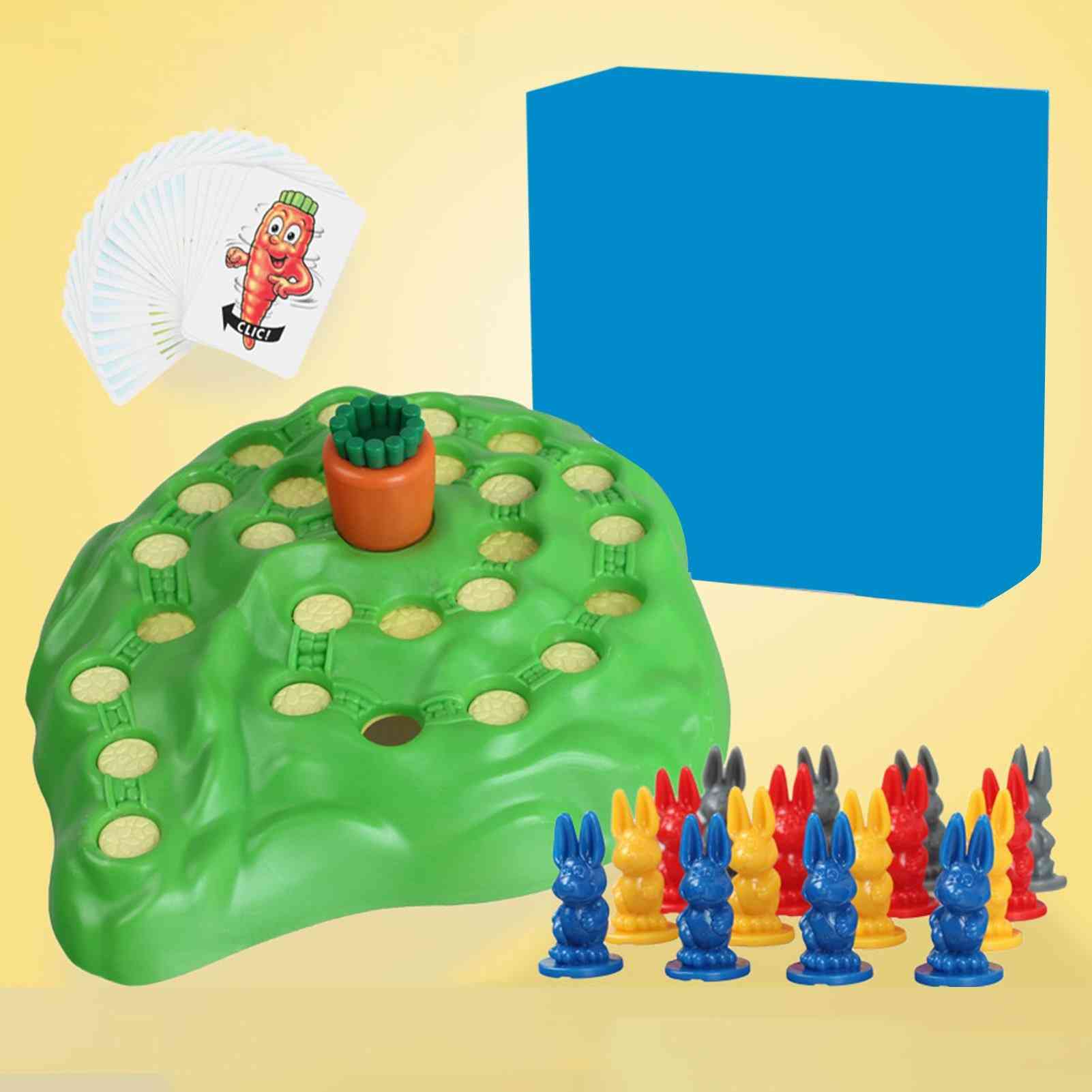 Rabbit Trap Set, Chess Carrot Adventure, Parent-child Leisure Time Interactive  Games Props