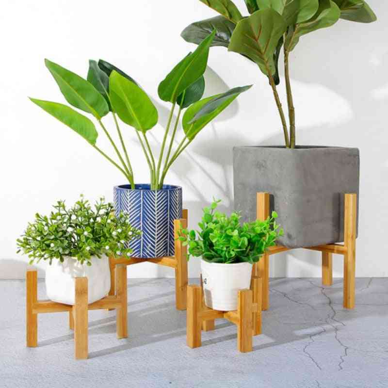Support de plante en bois présentoir de fleurs support de stockage
