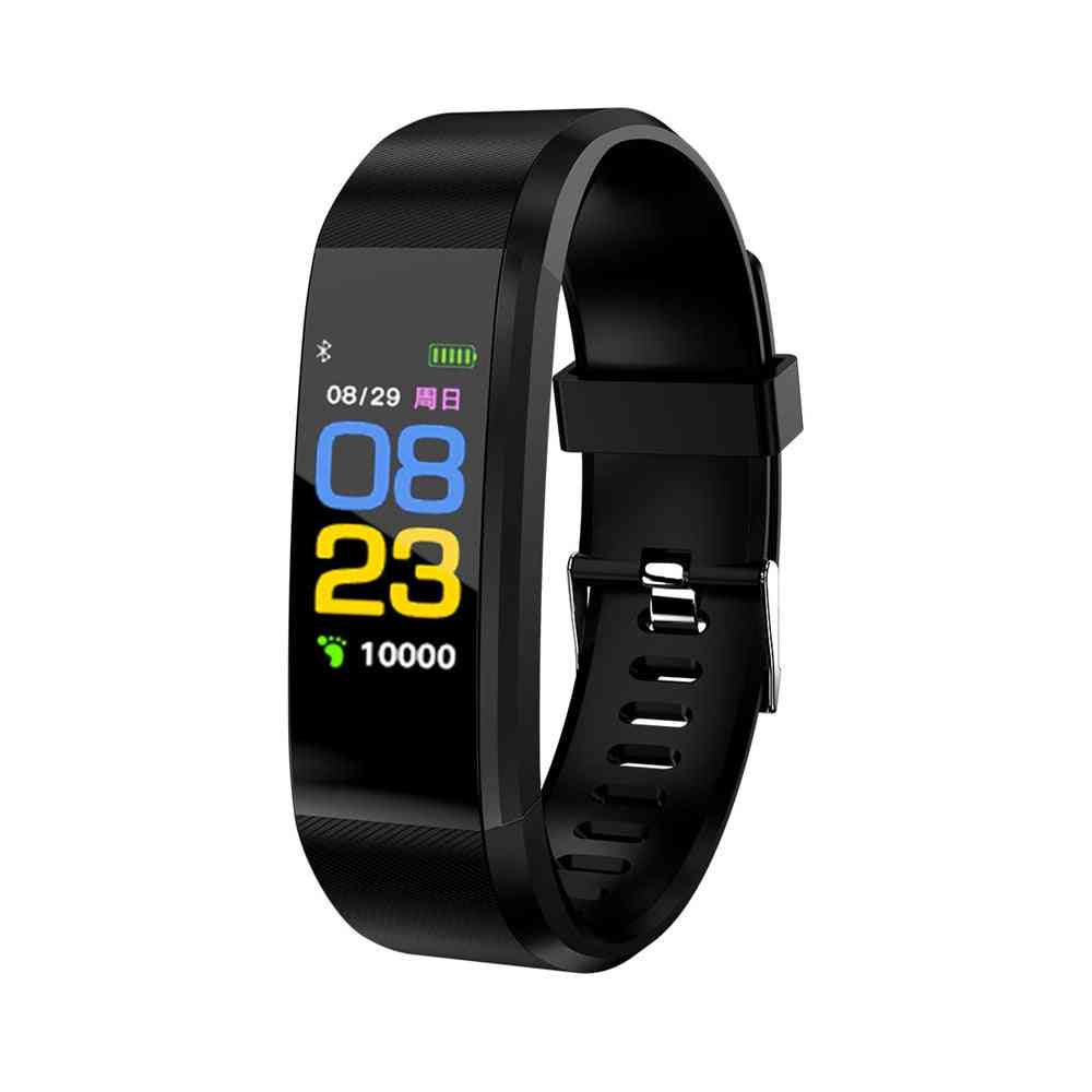 Plus bracelet intelligent, montre, tracker de fitness, bande de moniteur de fréquence cardiaque, bracelet, smartwatch étanche