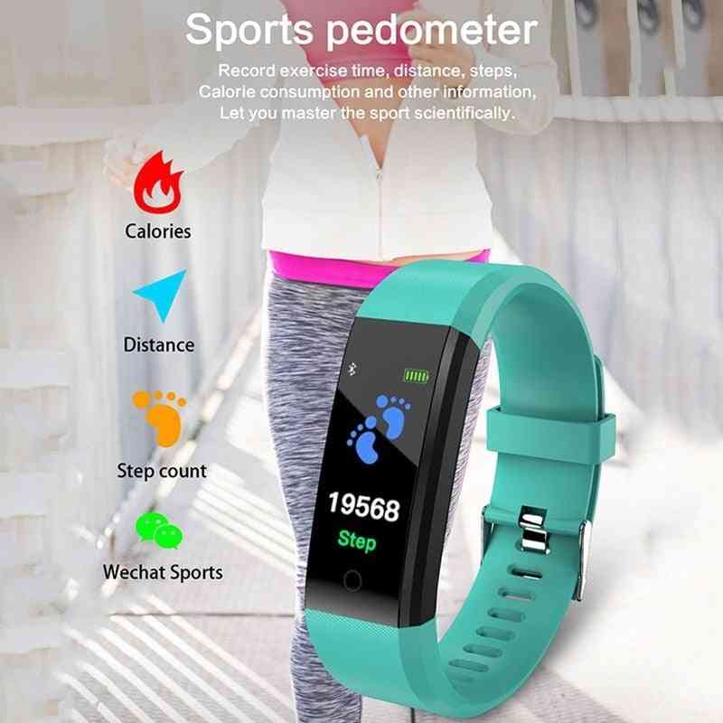 Plus inteligentný náramok, hodinky, fitness tracker, pásmo monitora srdcového tepu, náramok, vodotesné inteligentné hodinky