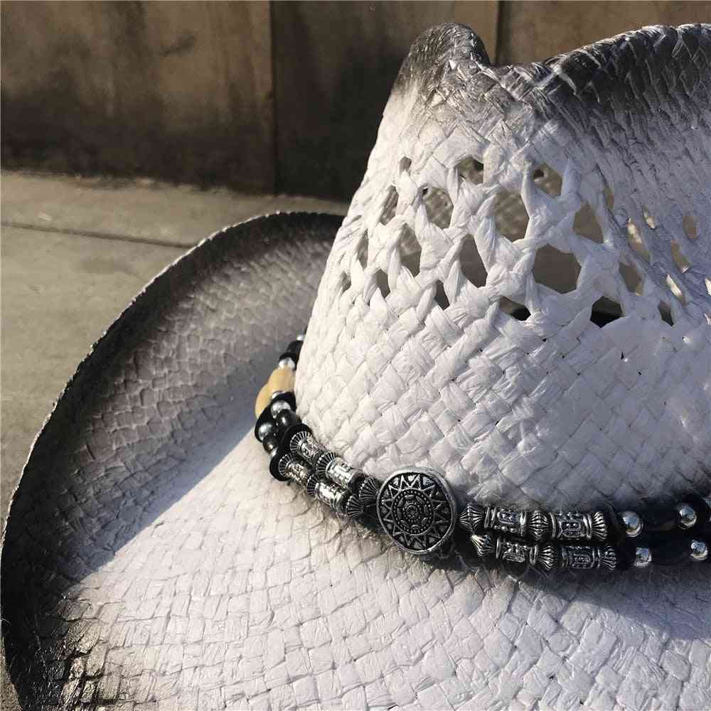 Straw For Women/men, Cowboy Cowgirl Sun Hat