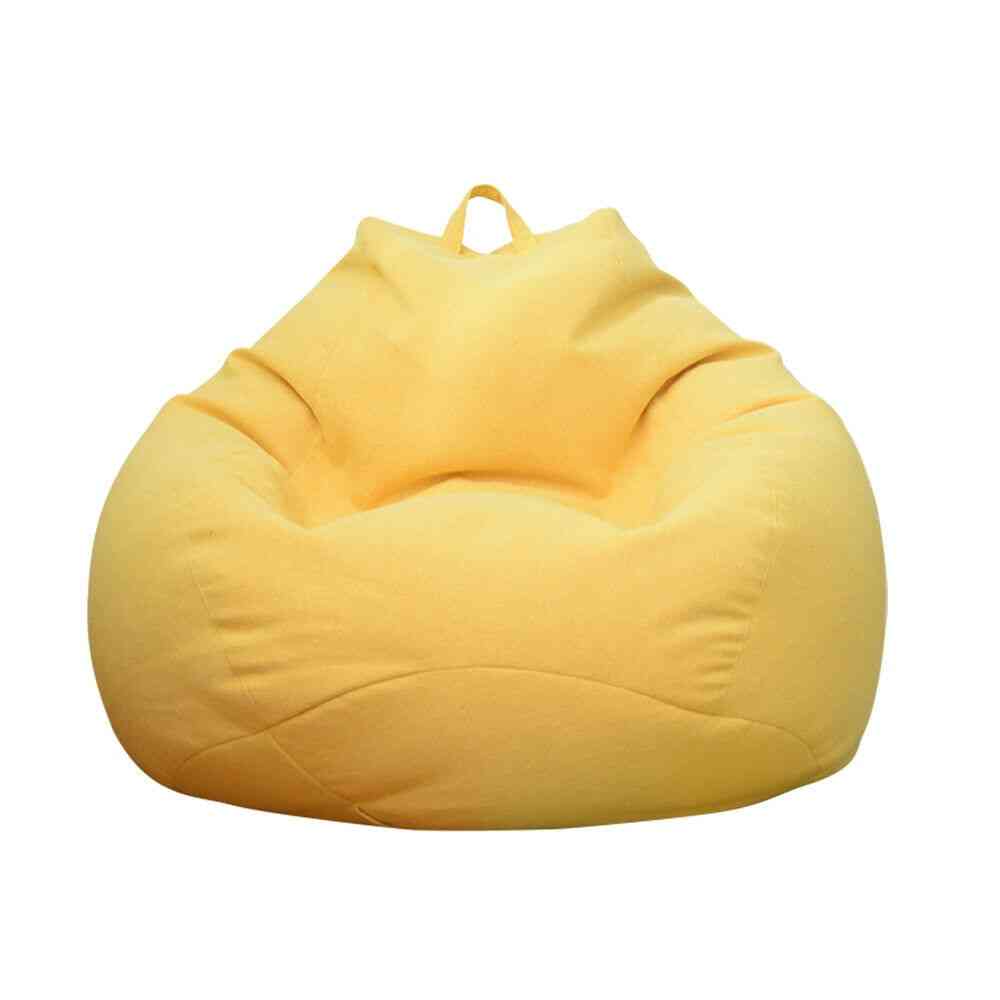 Large Lazy- Sofas Cover Chairs Without Filler Adults, Bean Bag