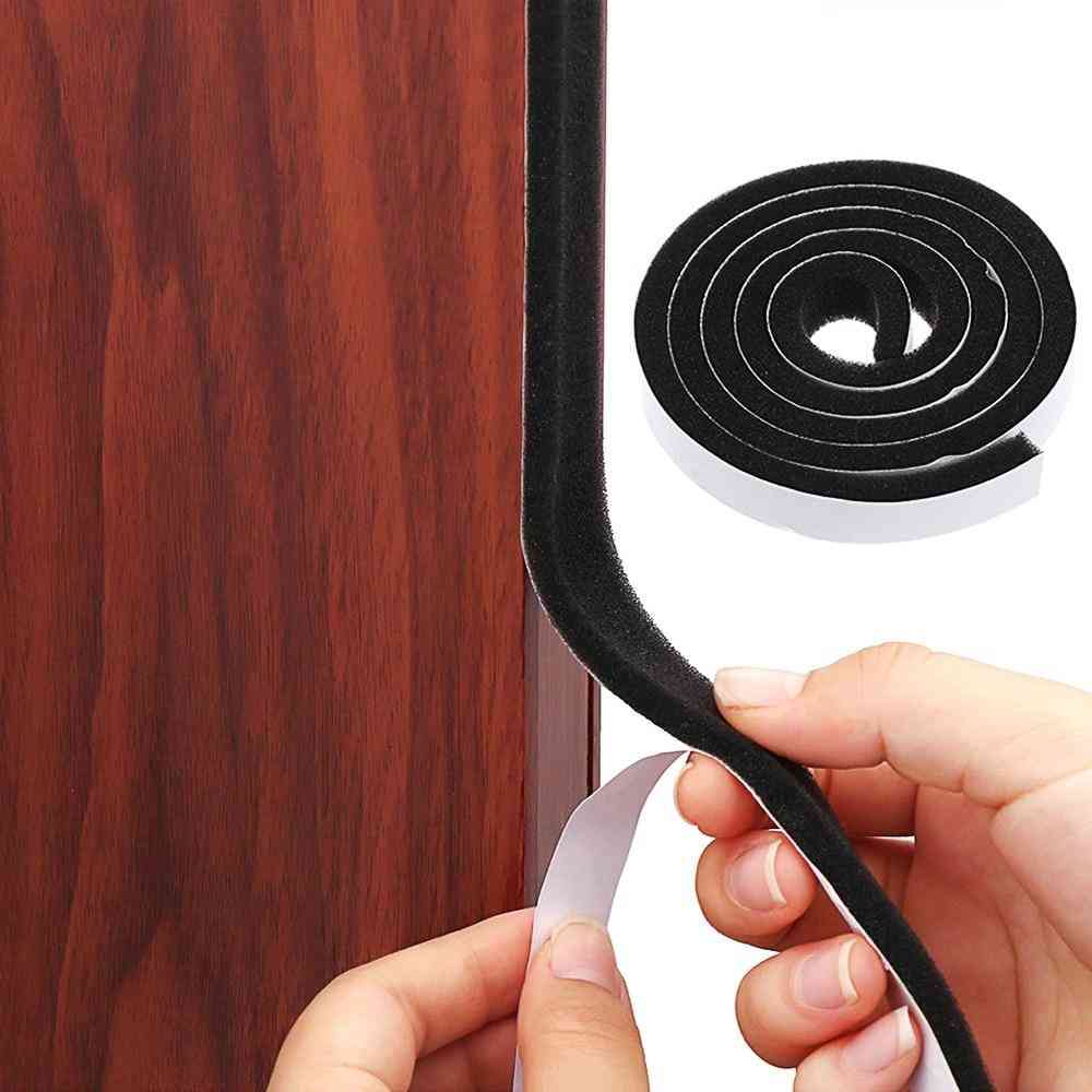 4m Self Adhesive Weather Stripping Foam Insulation Tape For Doors Windows