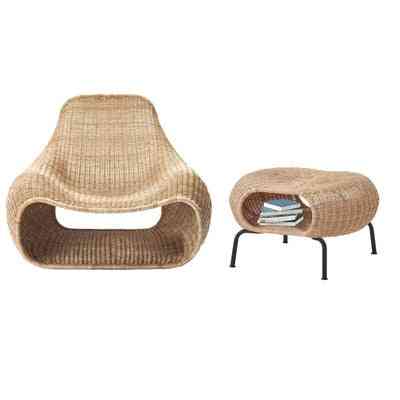 Creative Outdoor Indoor Rattan Nordic Sofa, Chair
