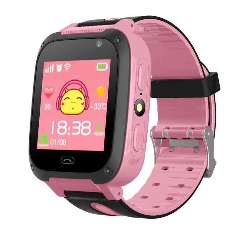 Montre intelligente pour enfants, appareil photo, écran tactile, bébé étanche, tracker anti-perte, appel sécurisé, montre-bracelet pour android, ios