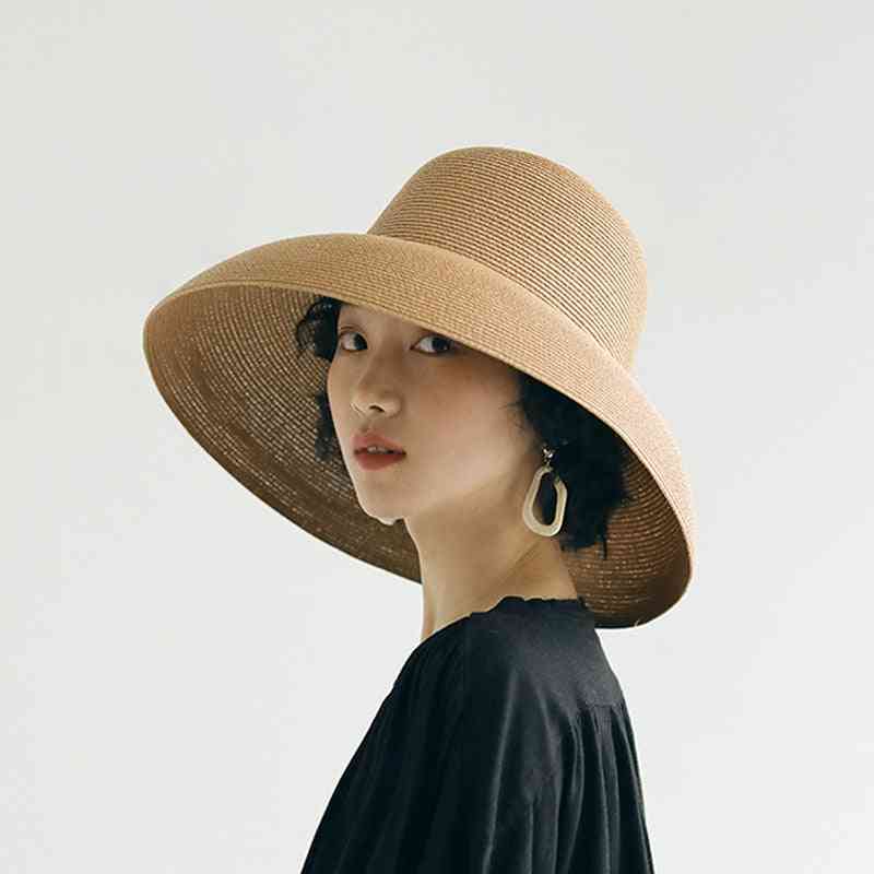 Chapeau de soleil d'été pour femmes, casquette de pêcheur de plage