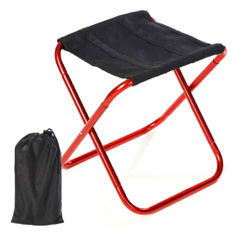 Kompakt lejr skammel sammenklappelig ultralet stol