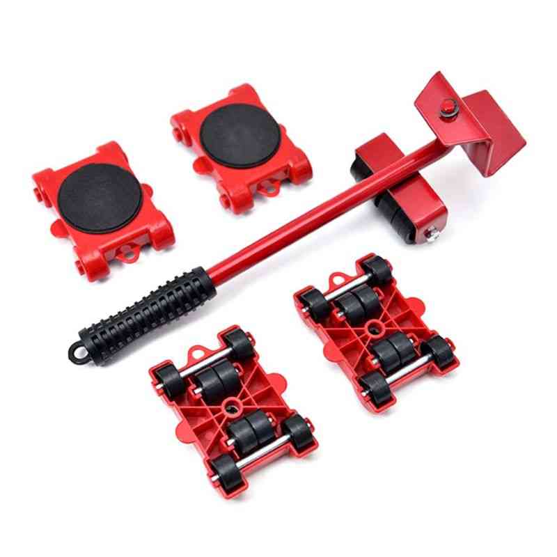 5pcs Transport Lifter Heavy Stuffs Moving Furniture Mover Tool