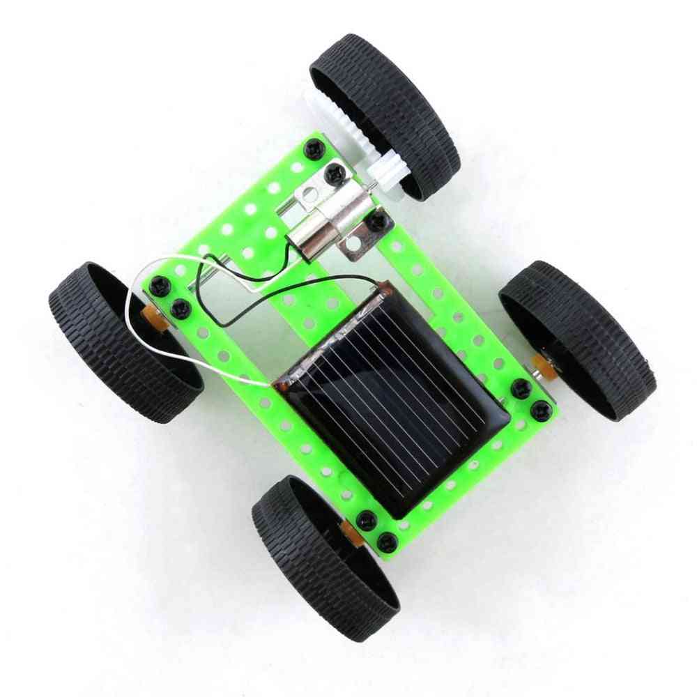 Mini- Solar Powered, Robot Moving, Racer Car Toy For