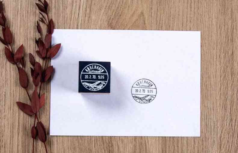 8 Designs Collector's Notes Series Wooden Stamp