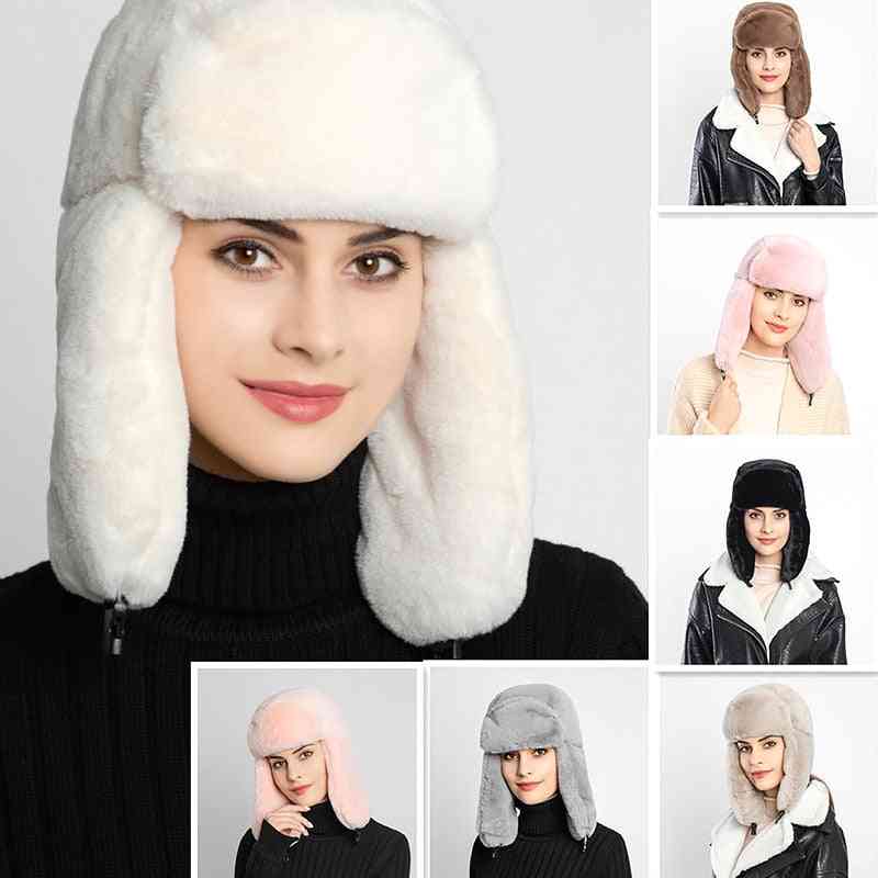 Nuovo cappello autunno inverno da donna, addensare i paraorecchie