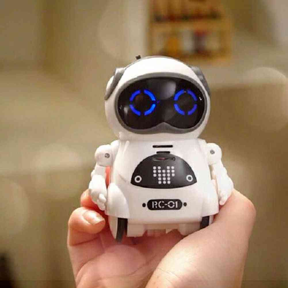 Mini Robot Interactive Talking Voice Recognition Record Singing Dancing Model Toy