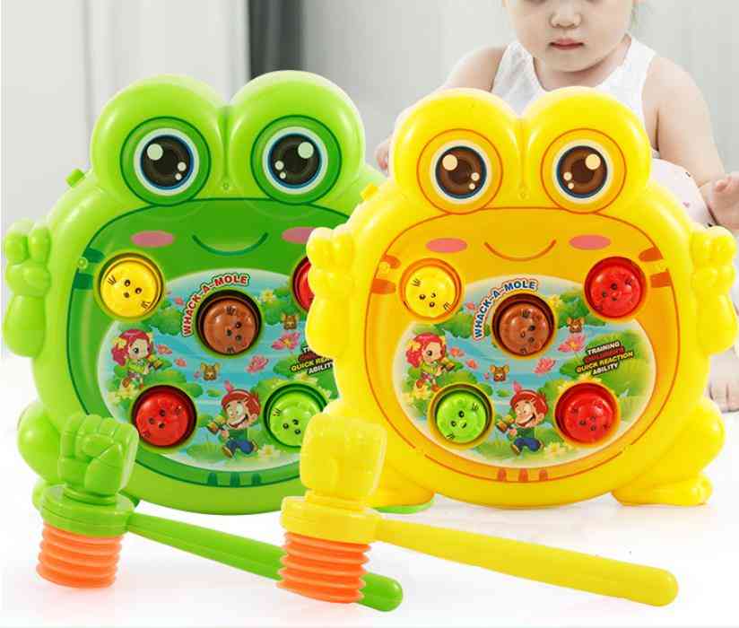 Marteaux de jeu de grenouille, bébé interactif, jeux d'activités amusantes avec musique et lumière, jouet de développement précoce