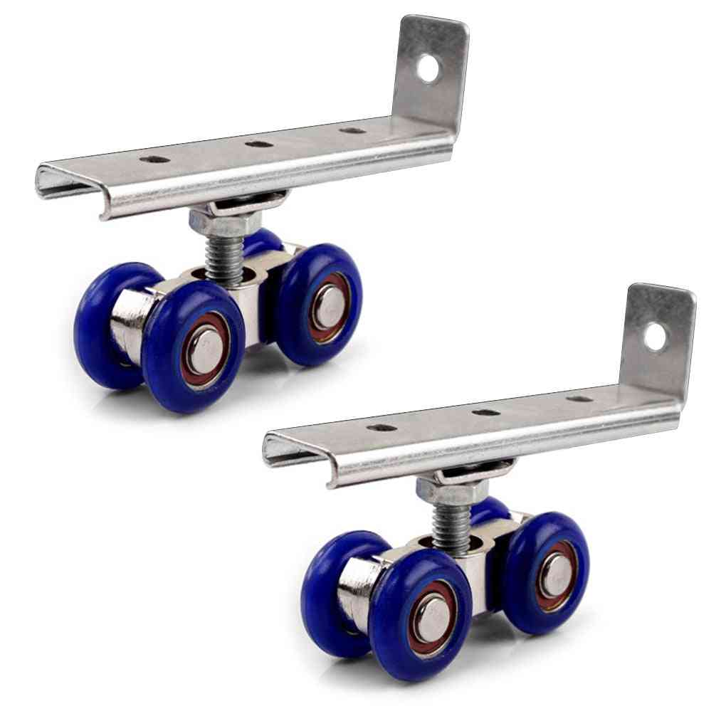 4/8 Wheels Sliding Door Roller Hardware Slide Track Pulley