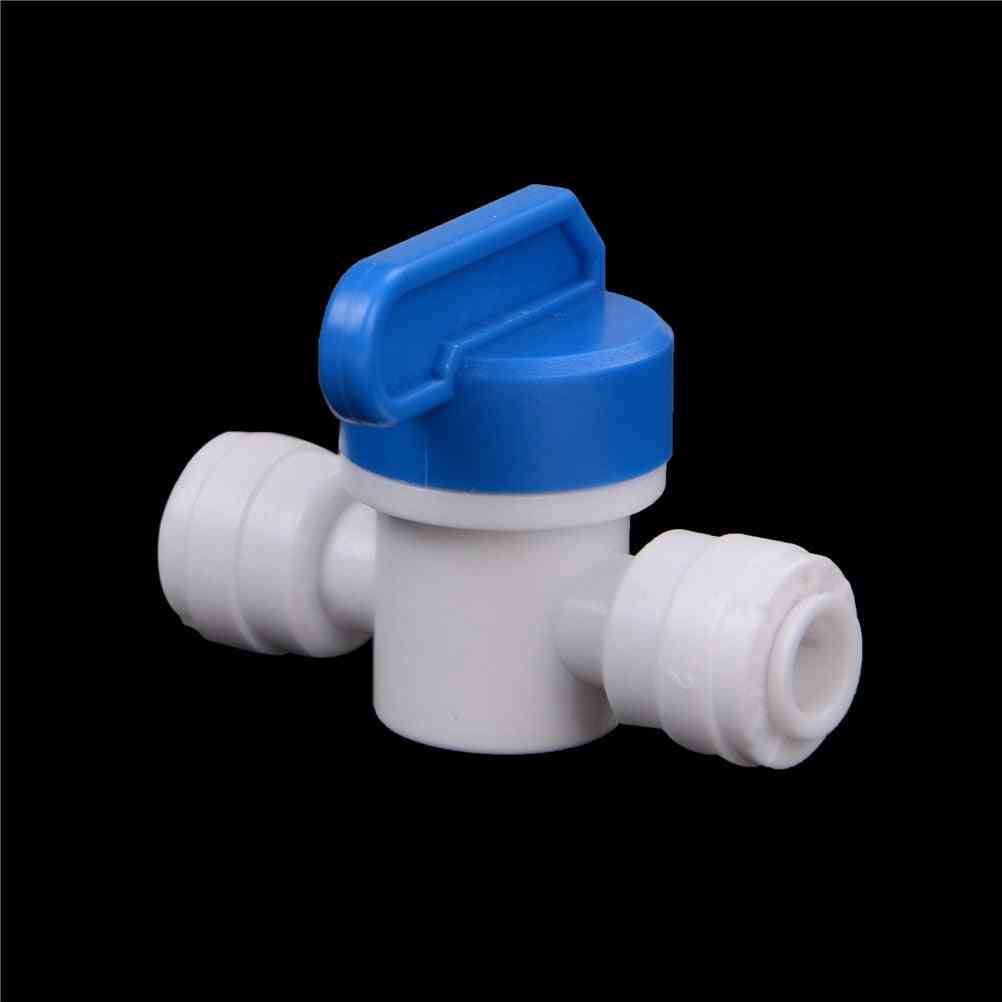Pe Pipe Fittings Hose Quick Connection Ball Valve Water Reviser Osmosis Aquarium System