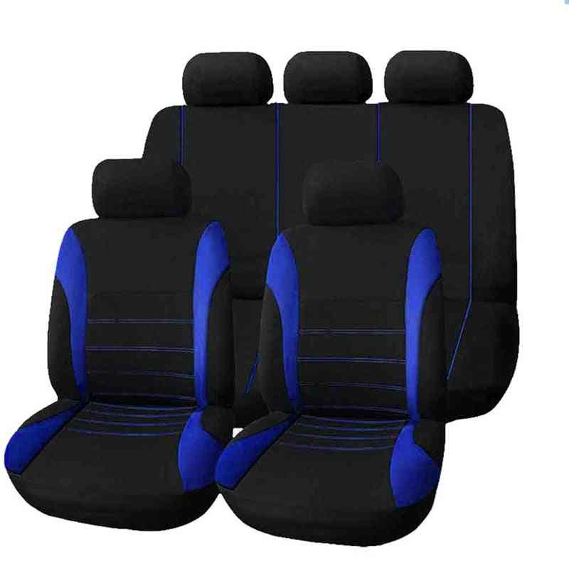 Fit Most Seat Cover Breathable Auto Cushion Protector Polyester Cloth
