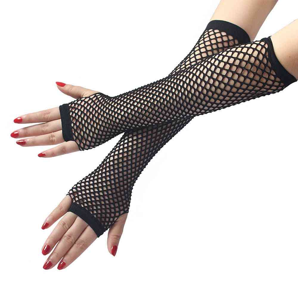 High Elasticity- Fingerless Long-hand Gloves