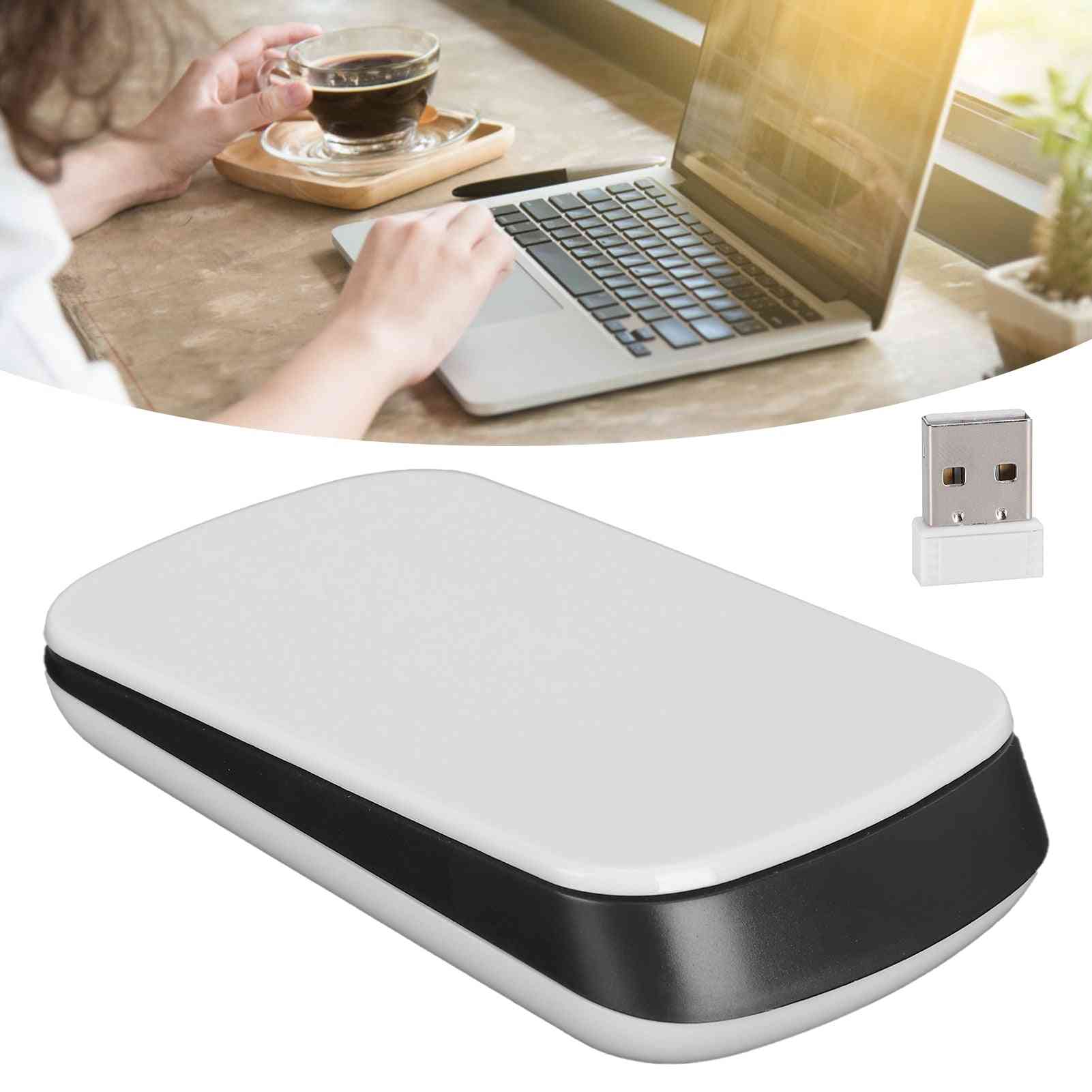 Touchpad Switch Wireless Usb Optical 2.4g Receiver Super Slim Mouse For Pc, Laptop