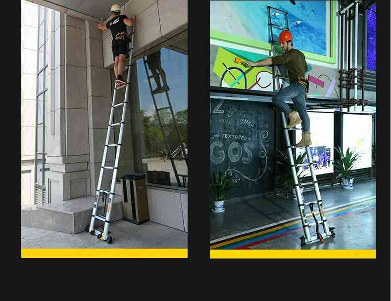 Folding Ladder & Enhanced Anti-skid And Anti-tilting Telescopic Vertical Ladder