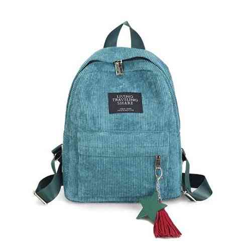 Women Backpacks School Shoulder Bag With Tassel