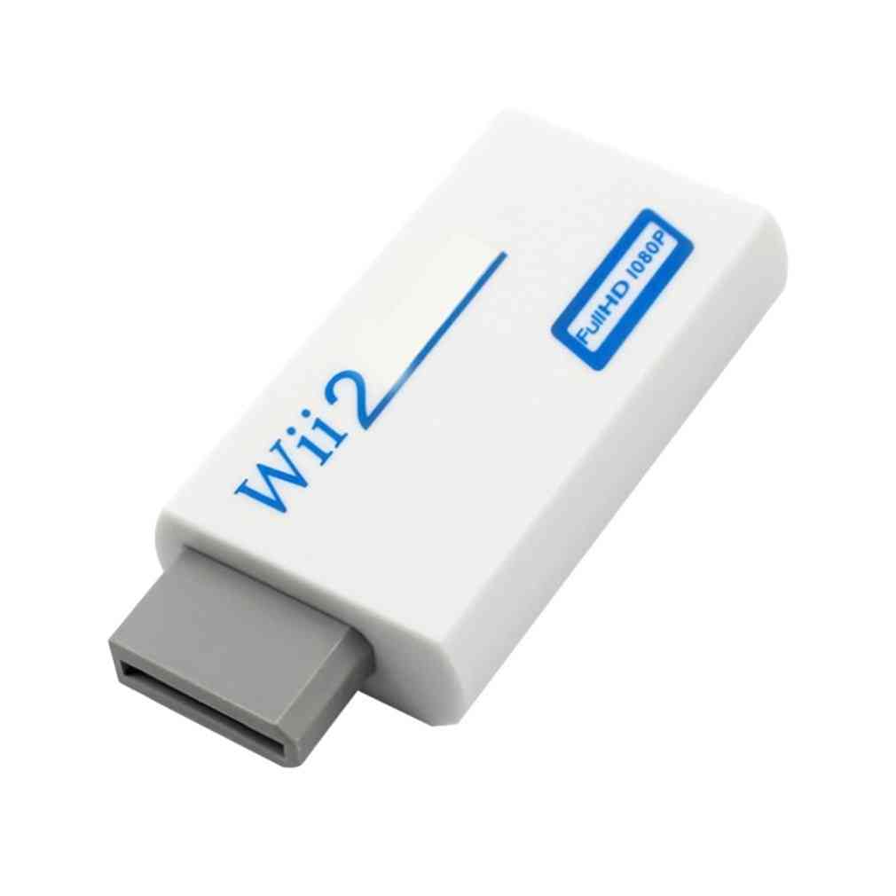 Wii Hassle Plug And Play To Hdmi-compatible,  Converter Adapter, Compatible 3.audio Box