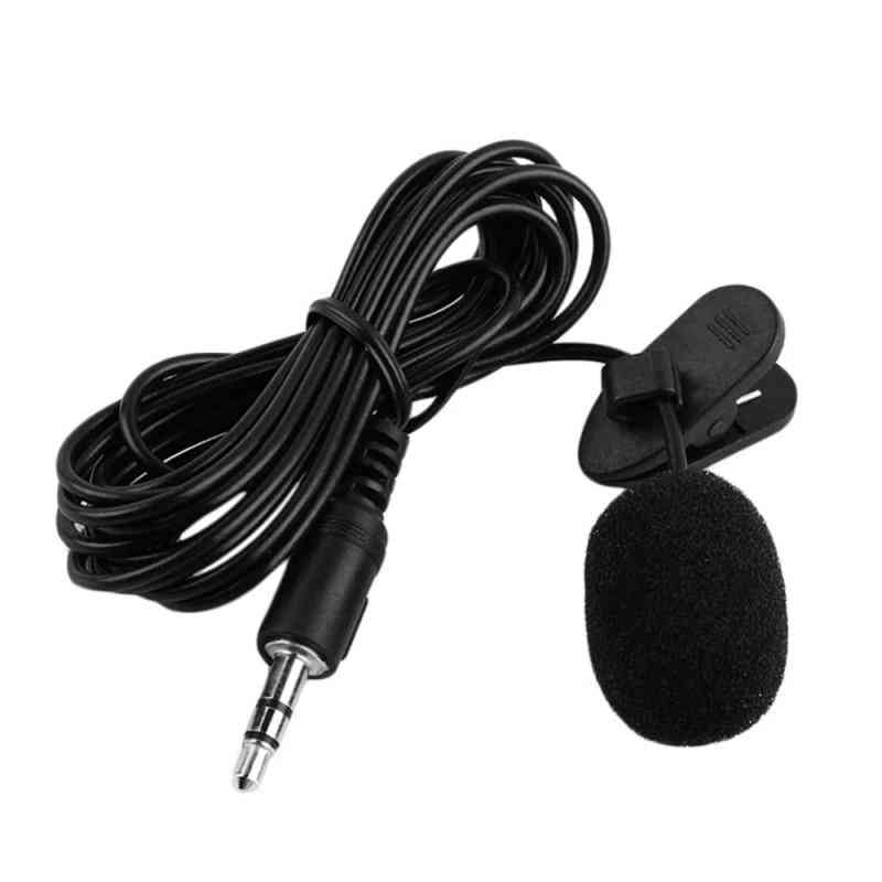 Mini Professionals Car Audio Microphone, Plug Mic, Mini Wired External For Pc, Auto Car, Dvd Radio