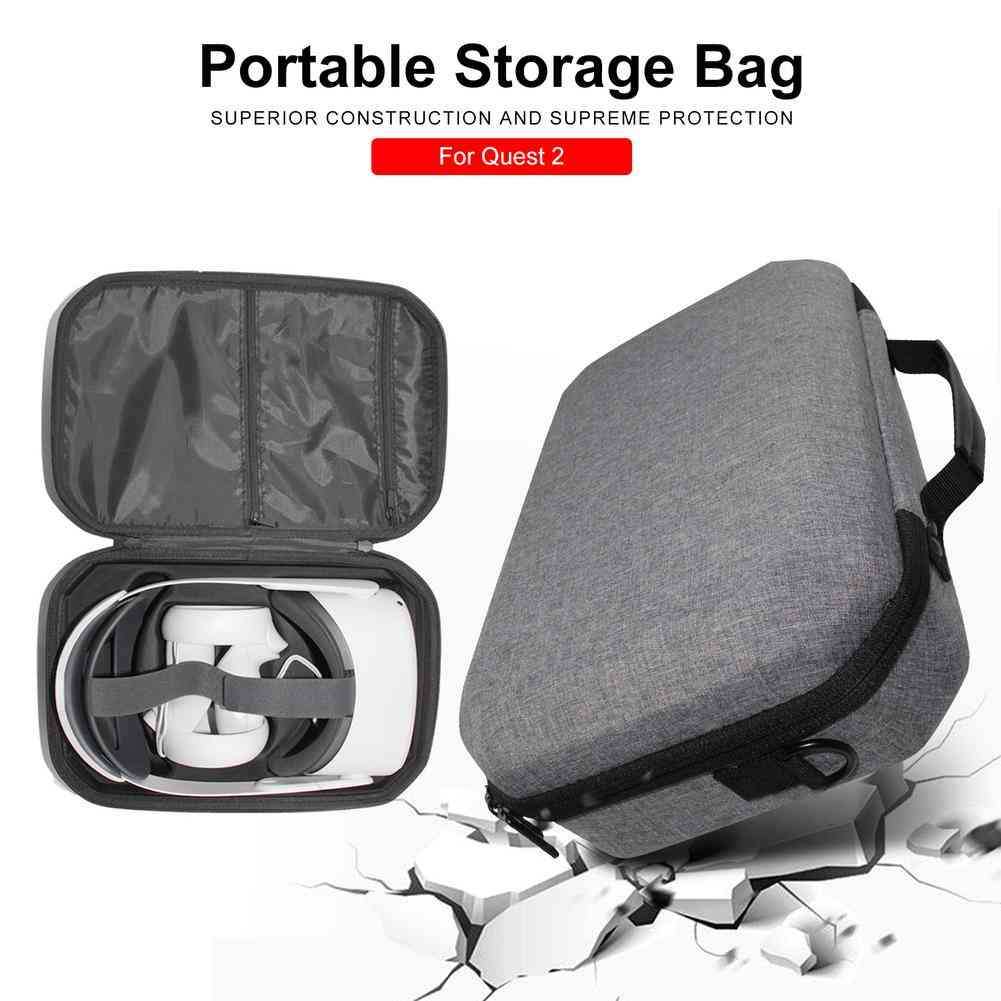 Vr Accessories For Oculus Quest, Headset Travel Carrying Case, Eva Storage Box, Protective Bag