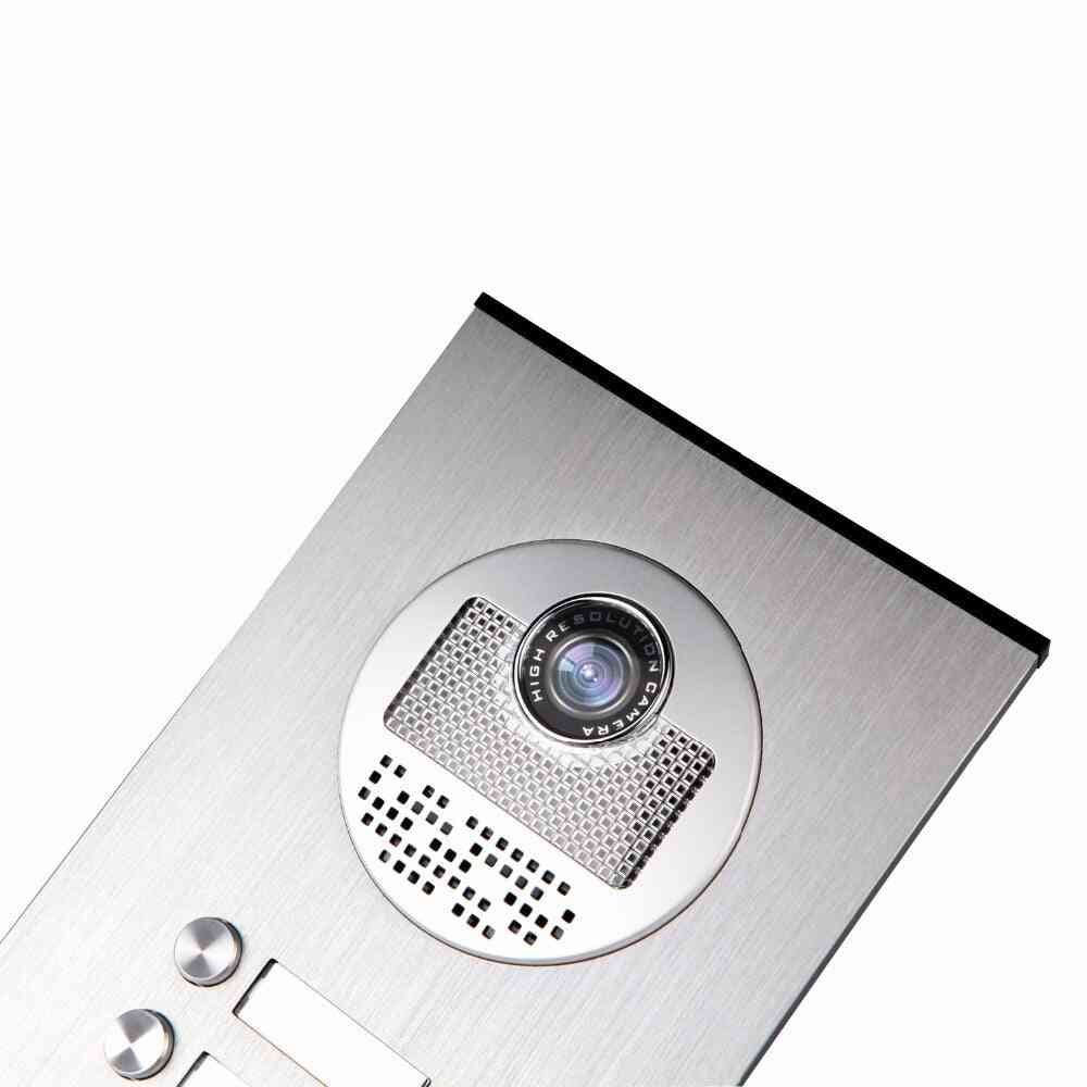 Wired Video- Door Bell Camera For 3-apartment Outdoor, Intercom System