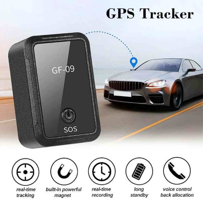 Gf09 Mini Car App Gps Locator Adsorption Recording Anti-dropping Device