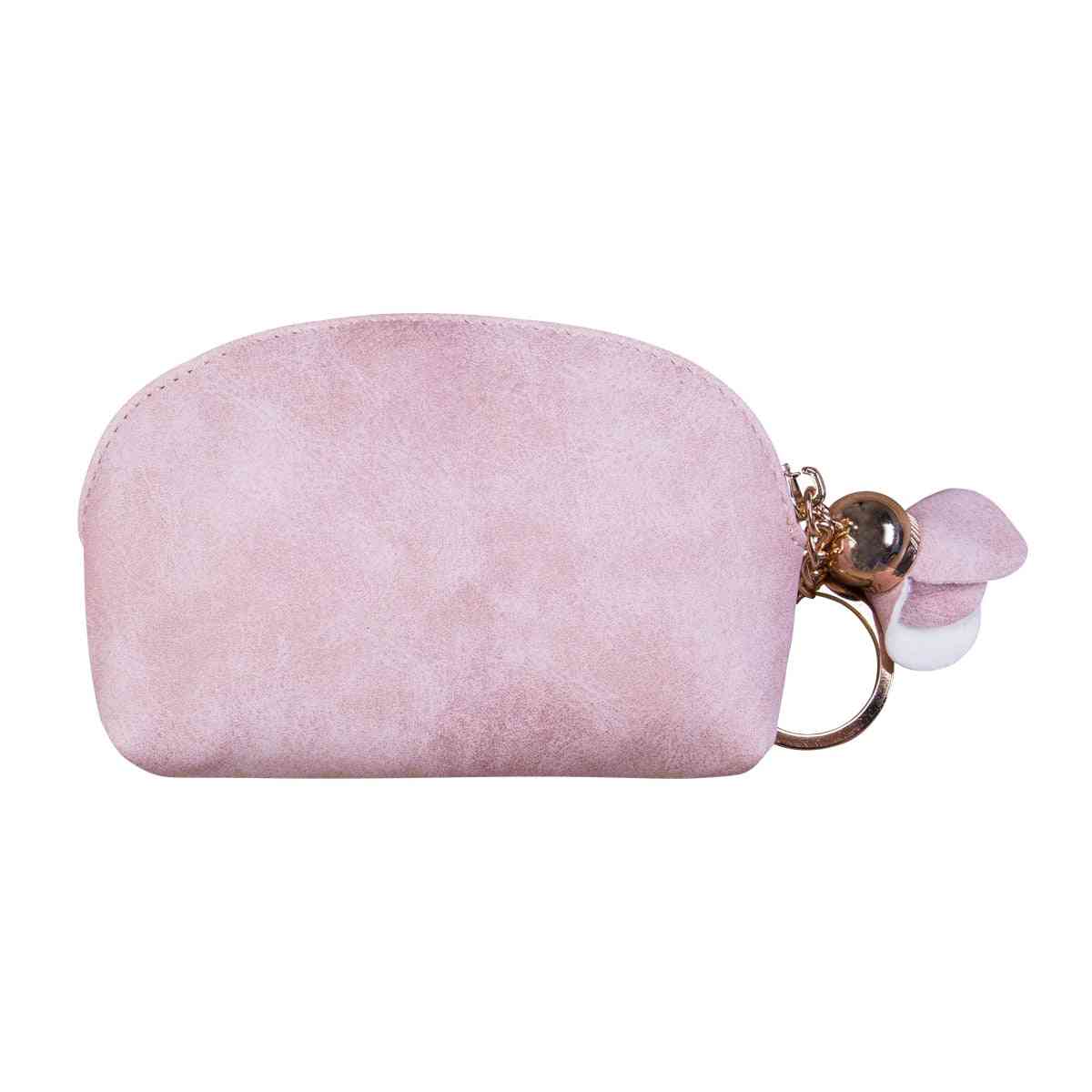 Hot Sale Fashion Ladies Pu Leather Mini Wallet Card Key Holde