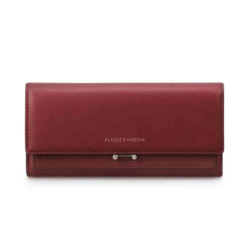 Luxusná dámska peňaženka dlhá kabelková spojka veľkokapacitné dámske peňaženky