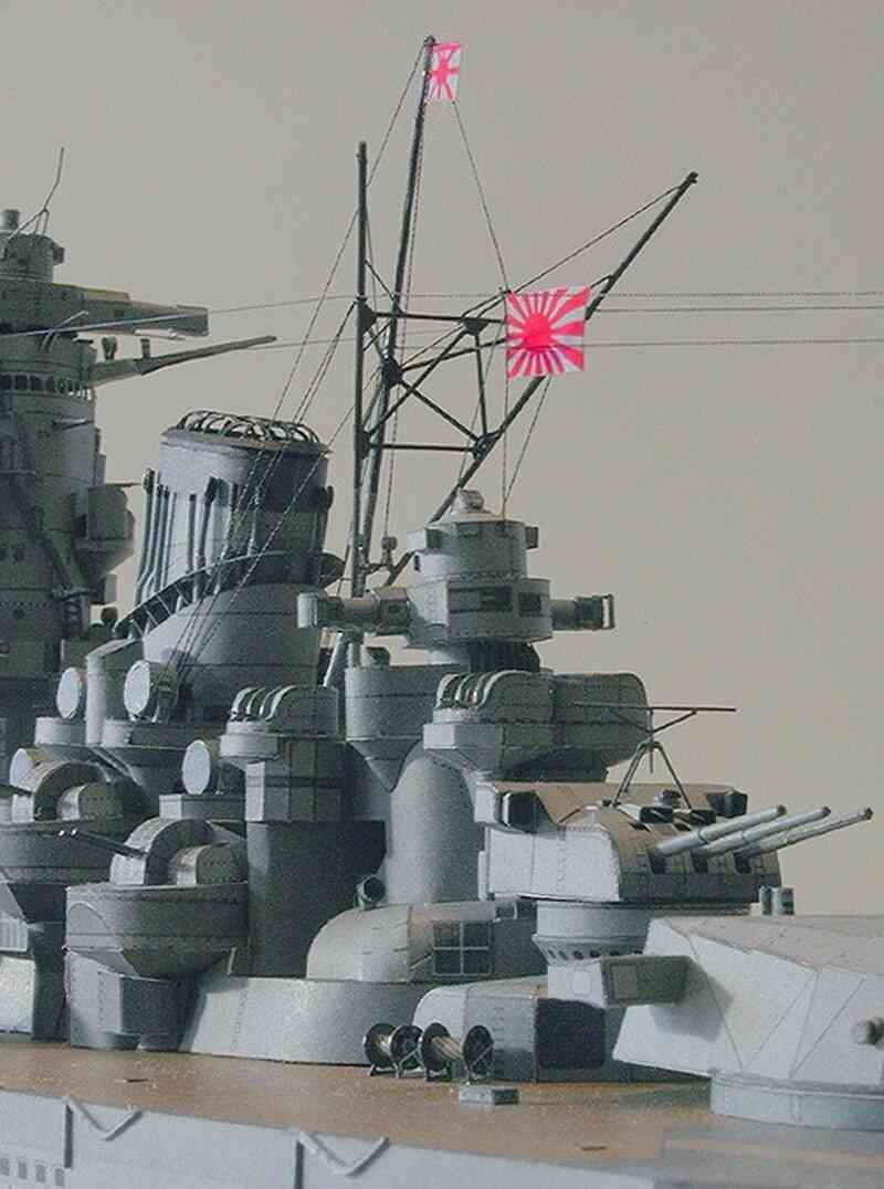 Battleship 3d Paper Card Model Building Sets