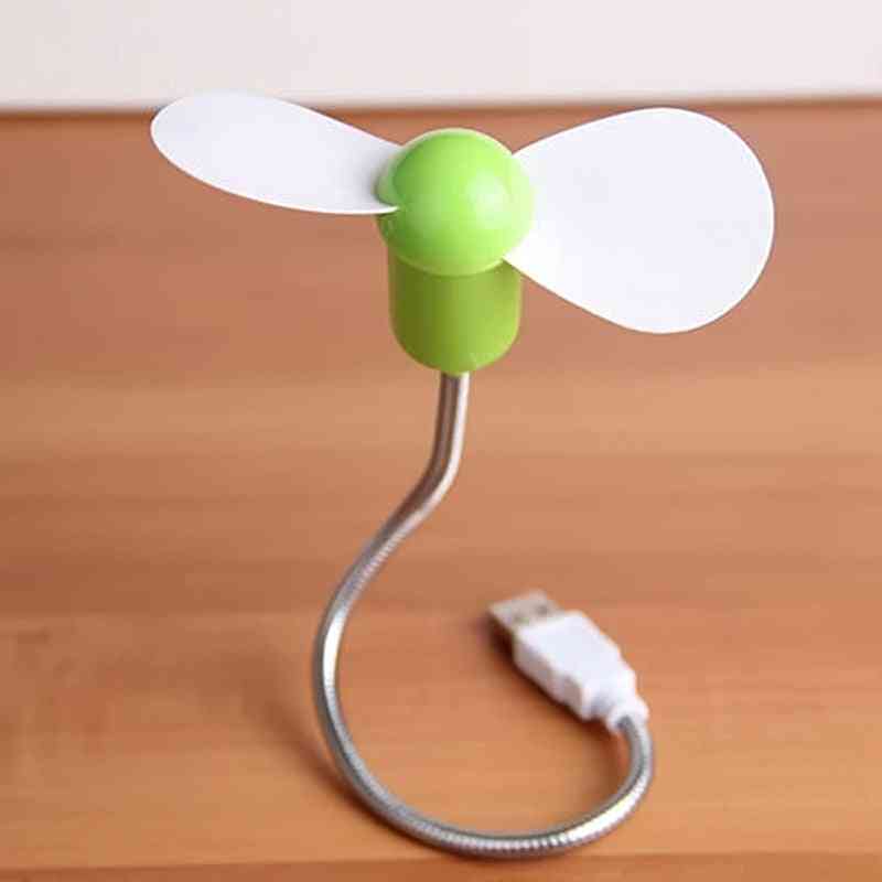 Mini Usb Portable Flexible Goose Neck Design, Cooler Cooling Fan