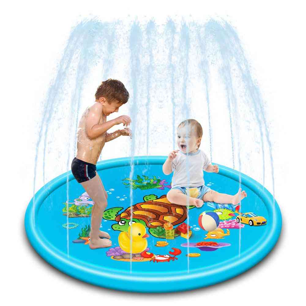 Children's Outdoor Game Pad, Inflatable Water Spray Mat, Summer Lawn, Mat Kids, Outdoor Splash Pool